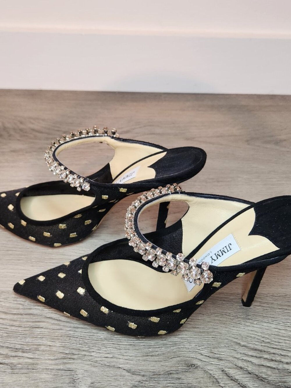 Jimmy Choo Bing Pointed Toe Mules - Picture 3 of 7
